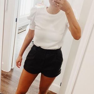 A.L.C. Top with puff sleeve